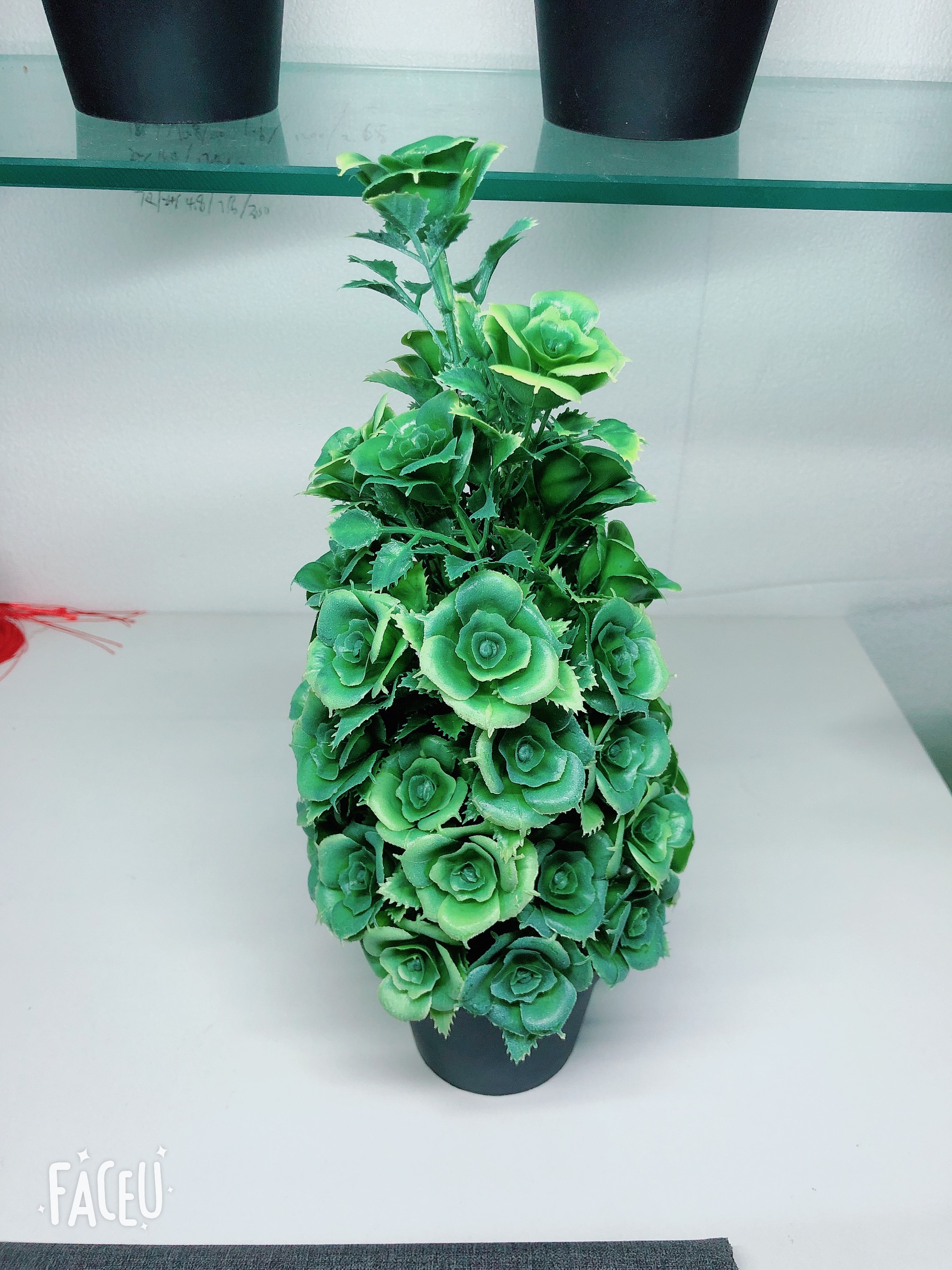 用品塑料仿真植物假花装饰品仿真花细节图