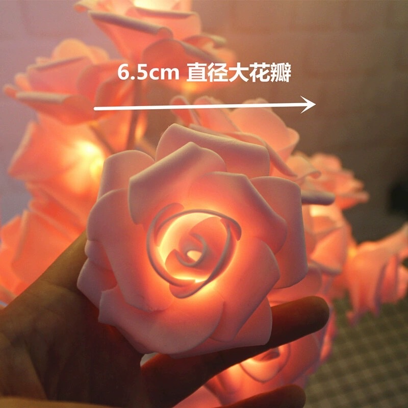 玫瑰花台灯小树灯 情人节告白装饰 房间卧室布置创意 浪漫小夜灯详情图4