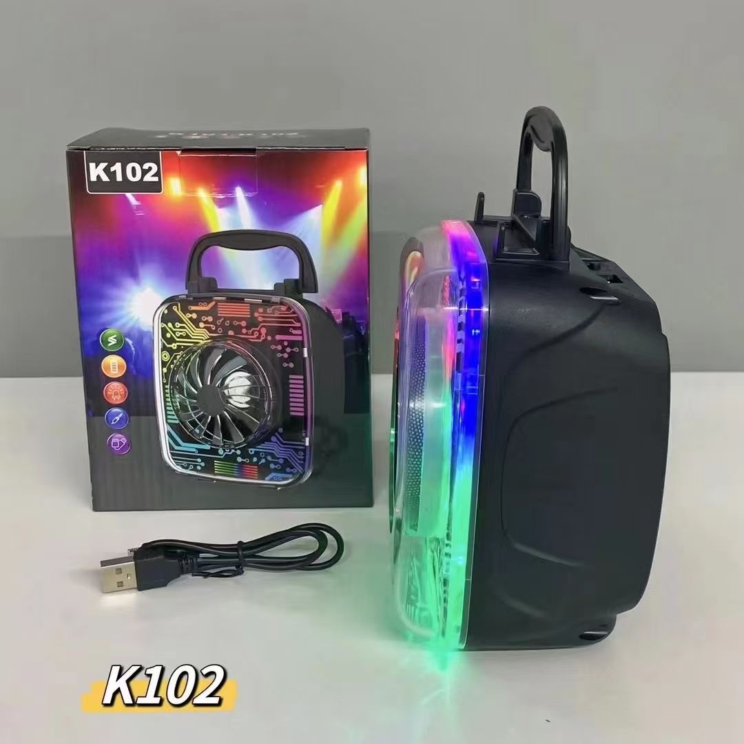 The new best-selling portable RGB Bluetooth speaker K102 detail image 4