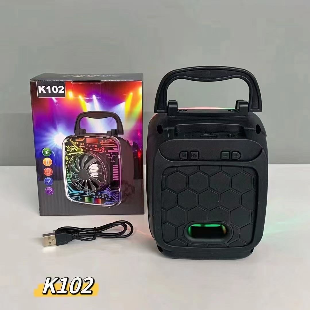 The new best-selling portable RGB Bluetooth speaker K102 Application Scenario