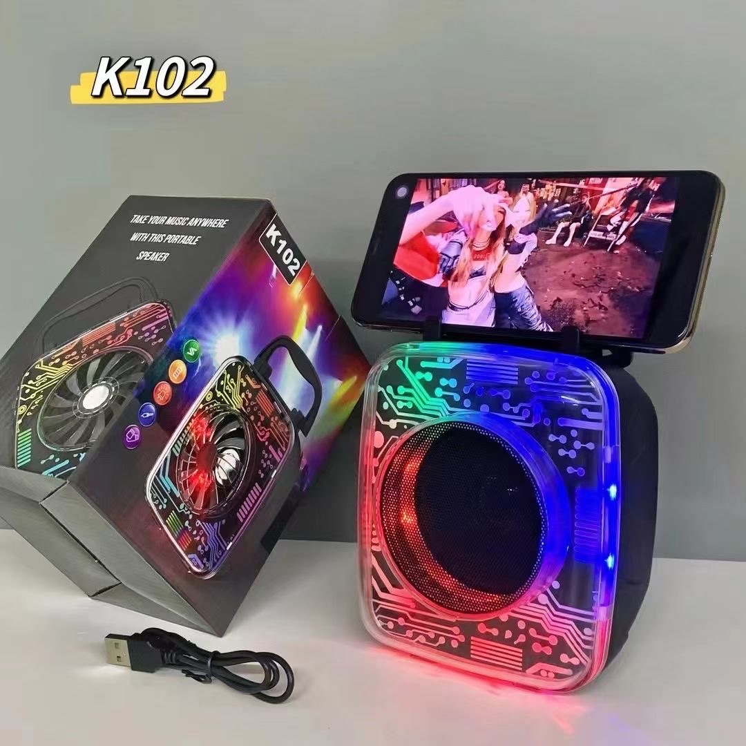 The new best-selling portable RGB Bluetooth speaker K102 detail image 2