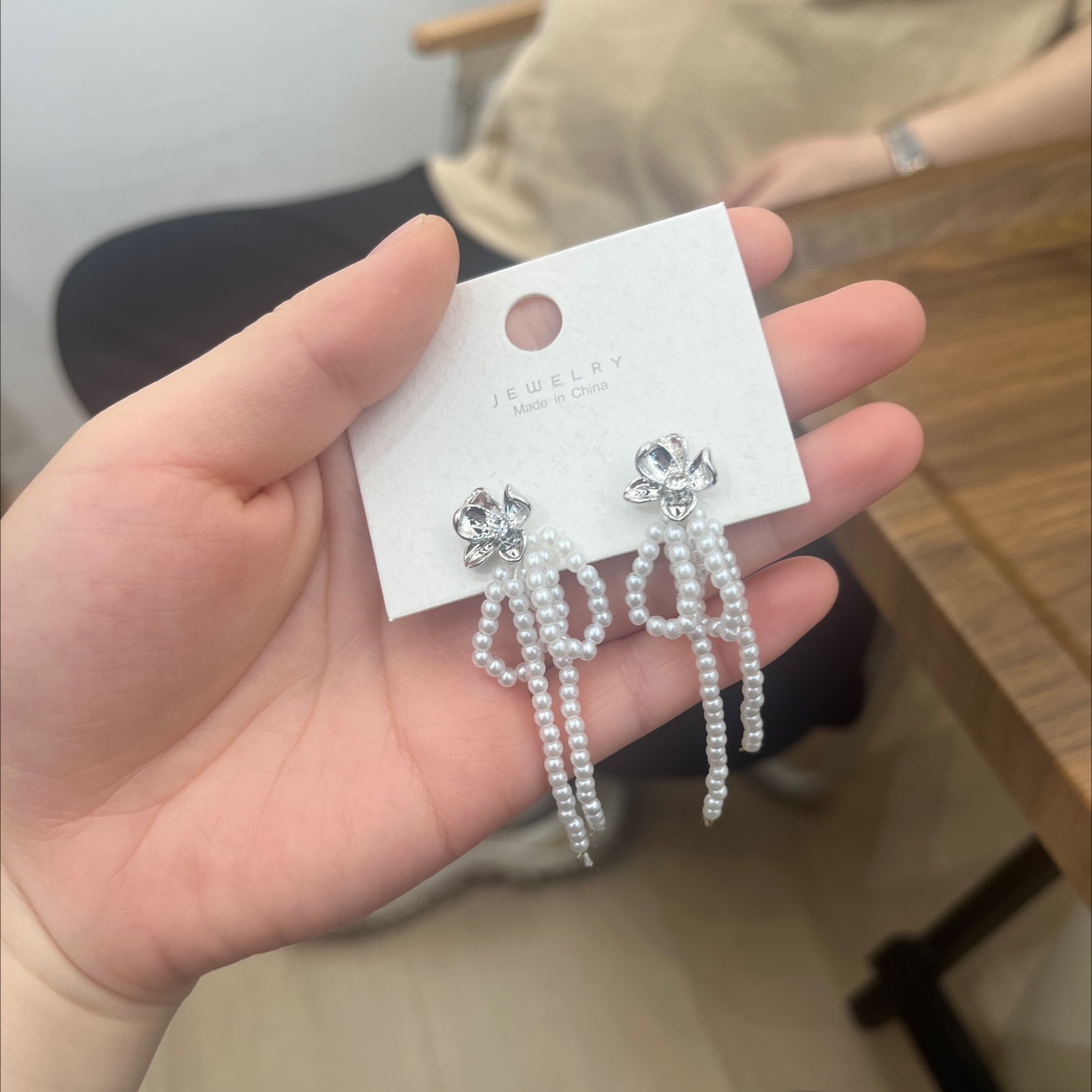 珍珠烧焊锆石饰品耳环 耳饰女款 时尚珠宝耳环 高贵大方款式多样