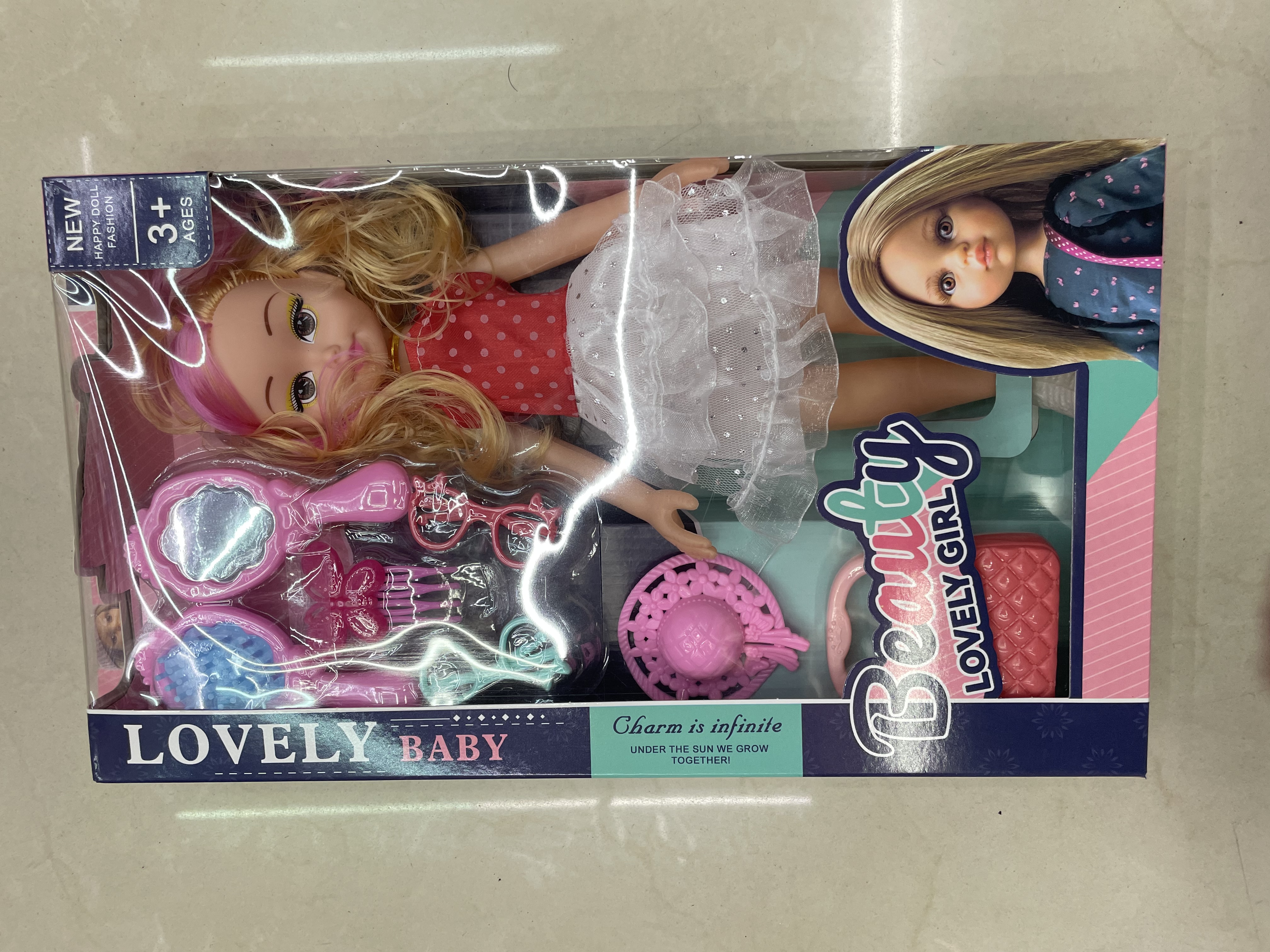 The new 16-inch set for 2024 comes with accessories and a music doll Specification image