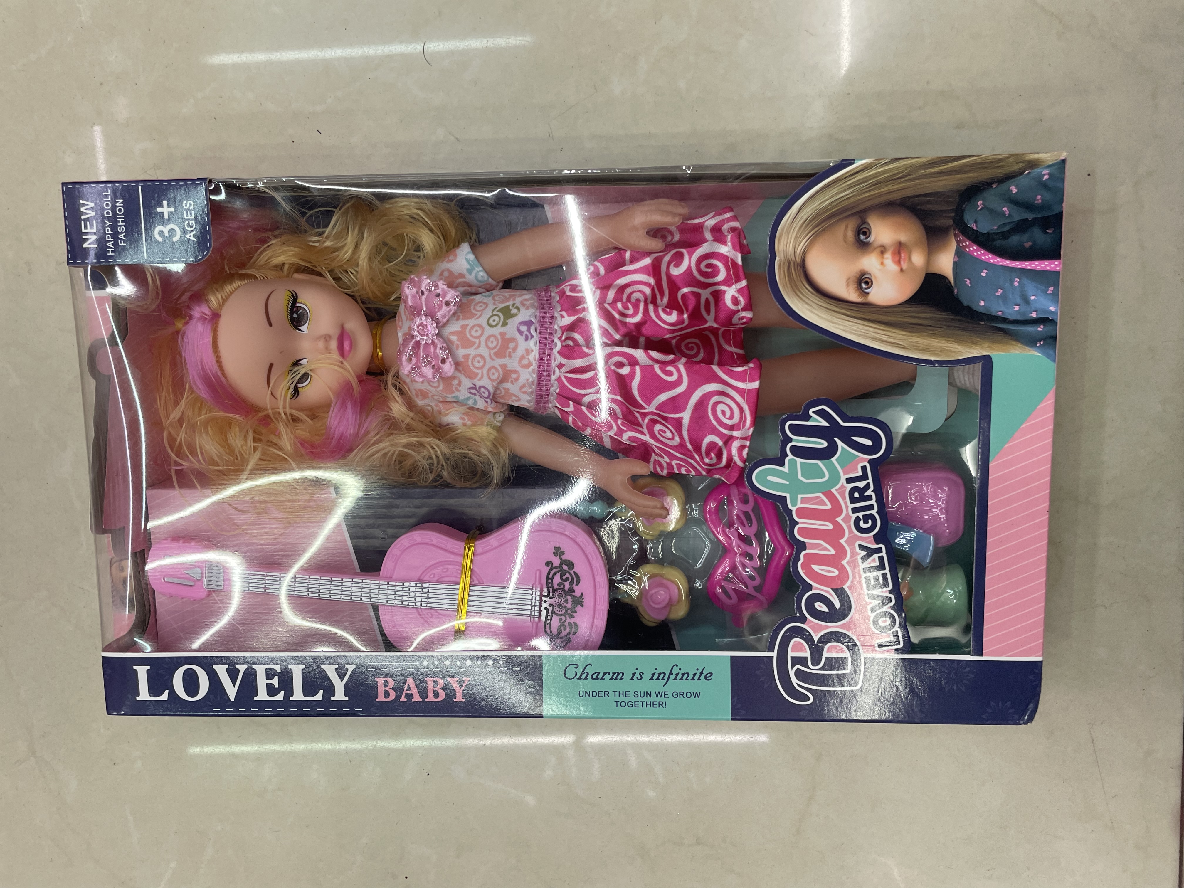 The new 16-inch set for 2024 comes with accessories and a music doll details Picture