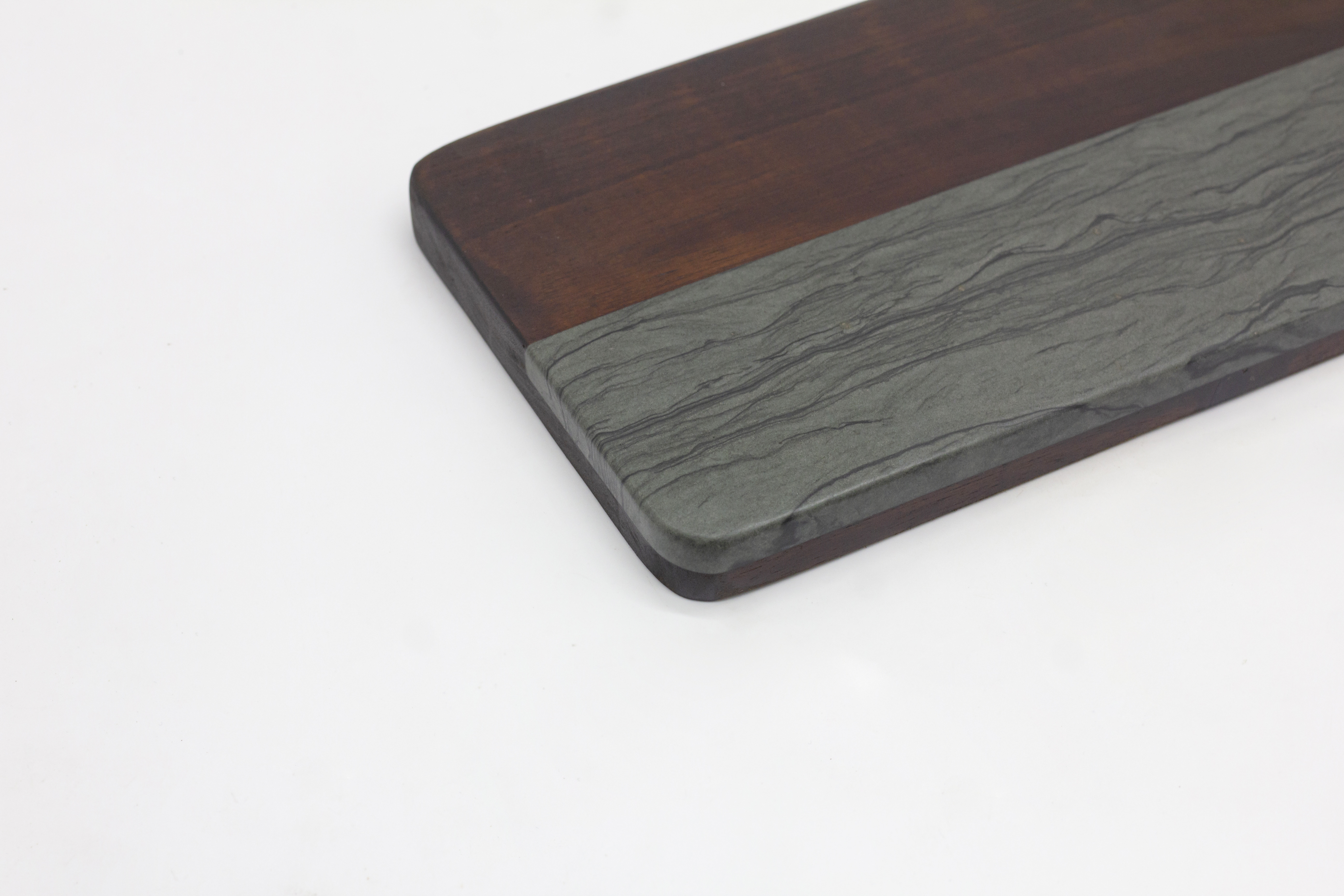 西餐点心糕点盘子实木大理石拼接托盘牛排餐盘水果果盘寿司摆盘经典长方形餐盘详情图13