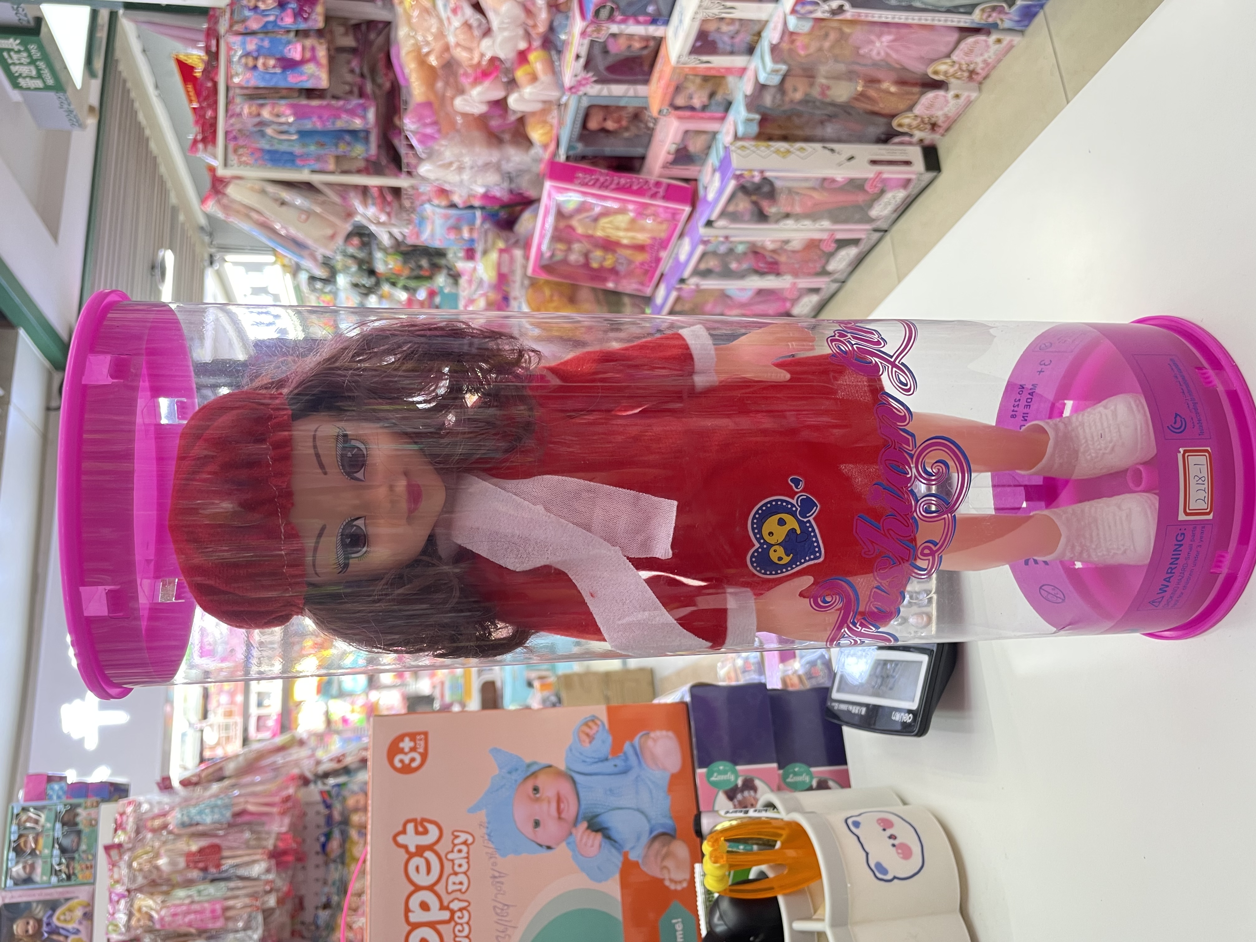 2024年新款桶装带配件带音乐18寸娃娃玩具批发详情图3