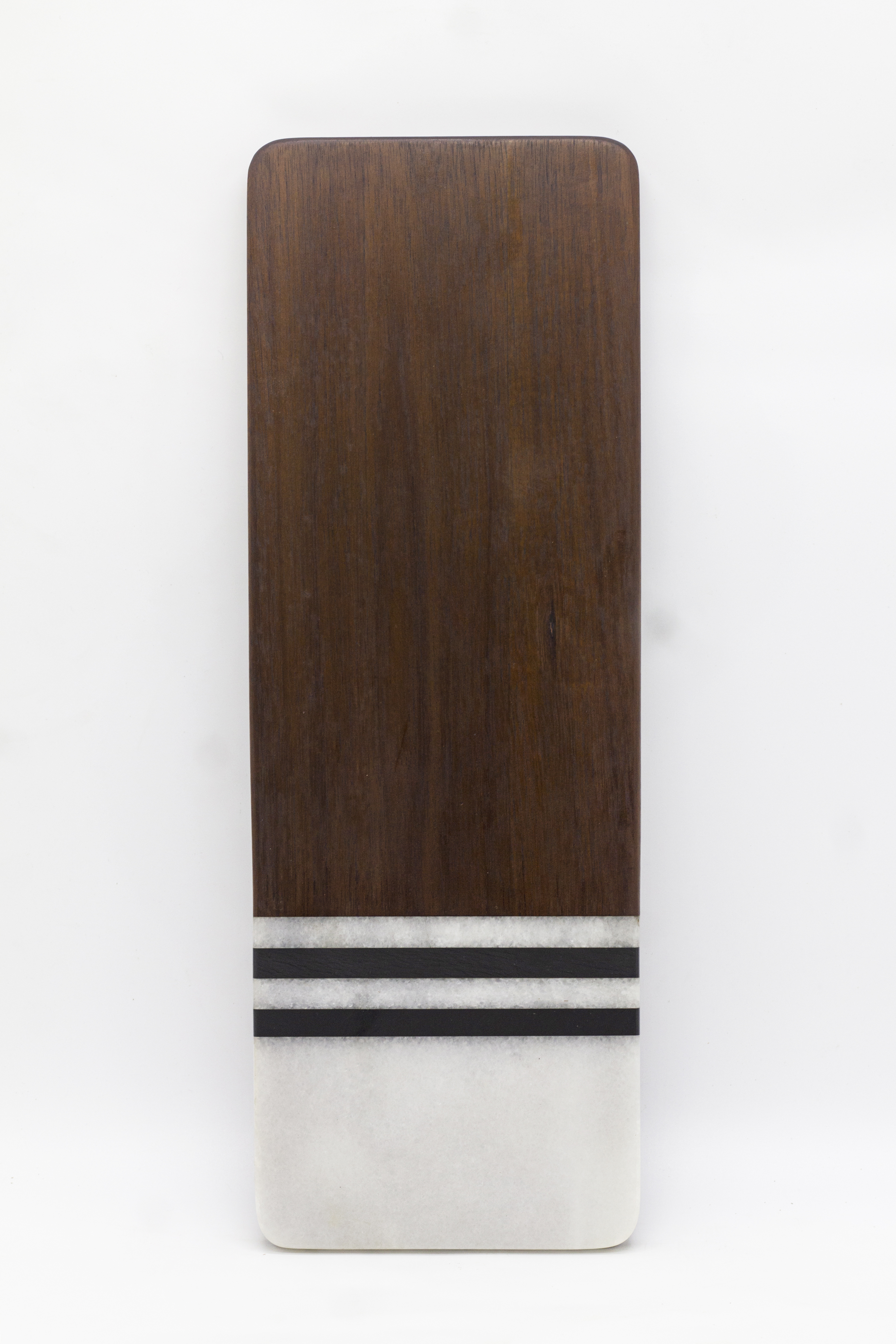 西餐点心糕点盘子实木大理石拼接托盘牛排餐盘水果果盘寿司摆盘黑白条纹长方形摆盘餐盘详情图5