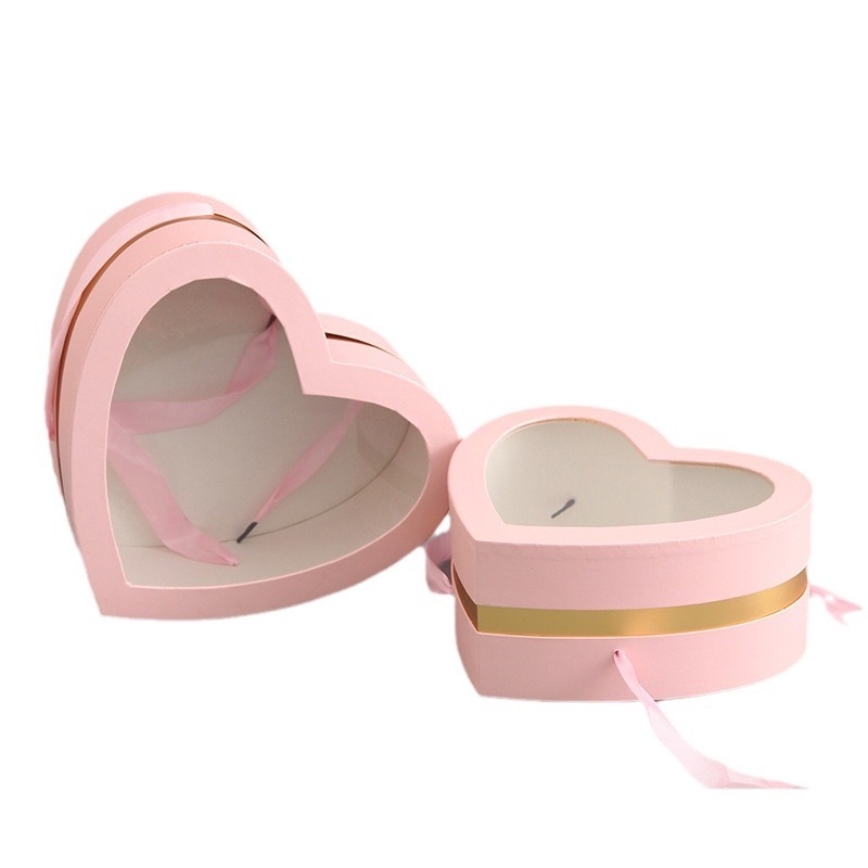 Mother's Day fruit and flower box, special color printed heart-shaped hollowed-out set second-hand suitcase, Valentine's Day love gift box Application Scenario
