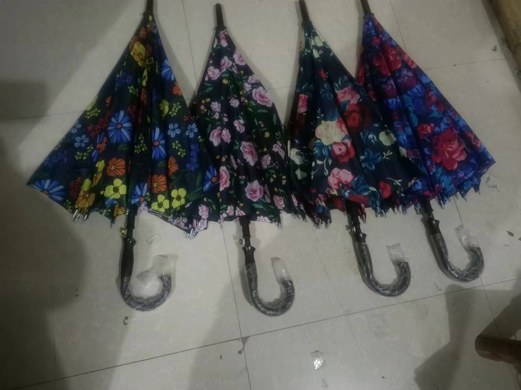 现货外贸十骨女花伞长柄雨伞清新女士伞遮阳防紫外线伞可印广告伞详情图5