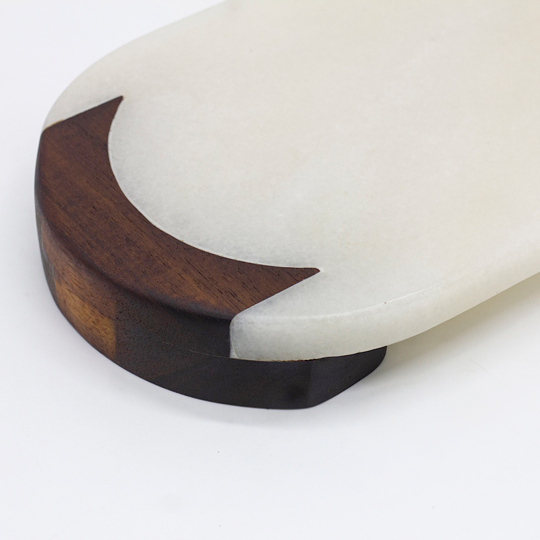 西餐点心糕点盘子实木大理石拼接托盘牛排餐盘水果果盘寿司摆盘中式托盘产品图