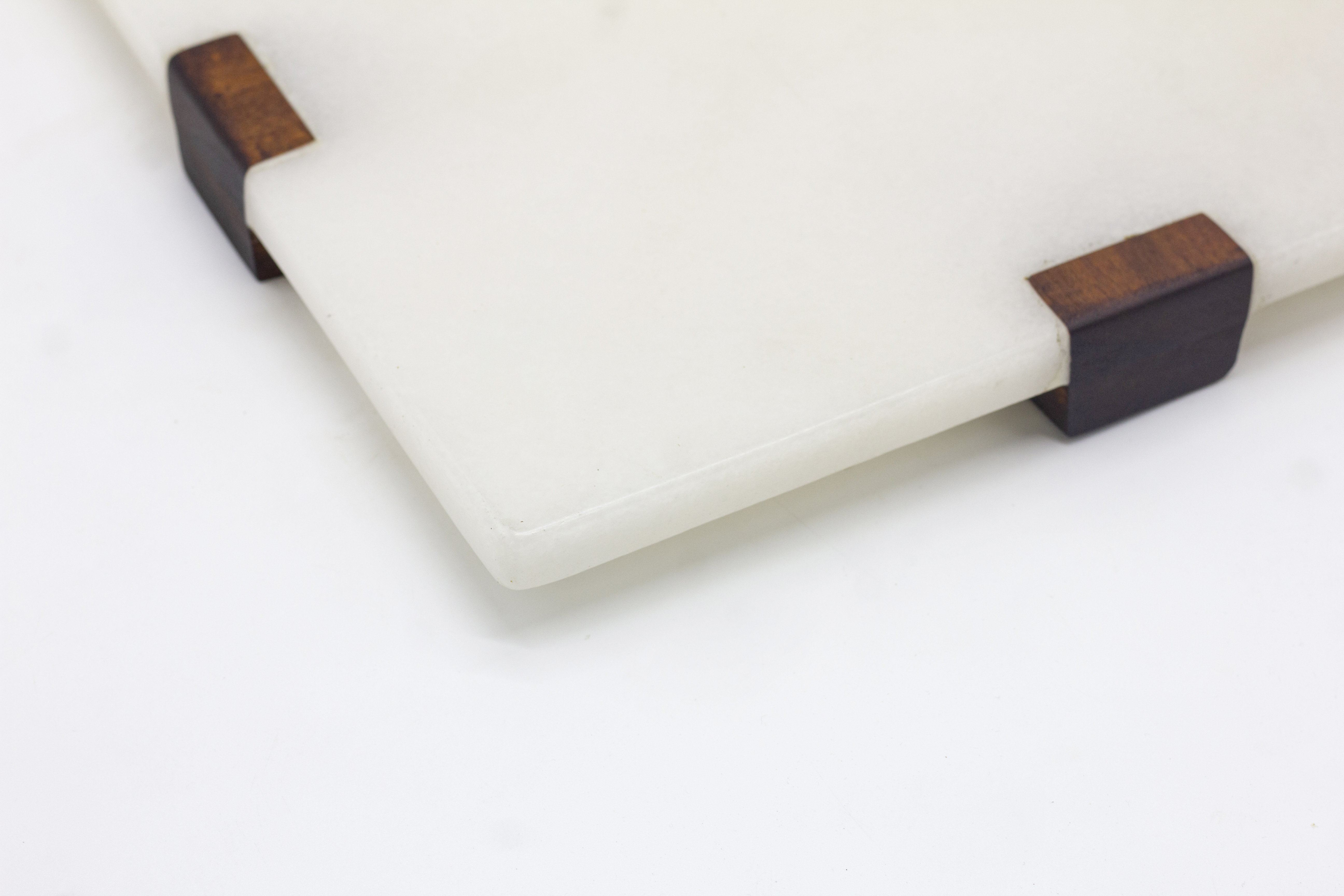 西餐点心糕点盘子实木大理石拼接托盘牛排餐盘水果果盘寿司摆盘中式正方形托盘详情图4