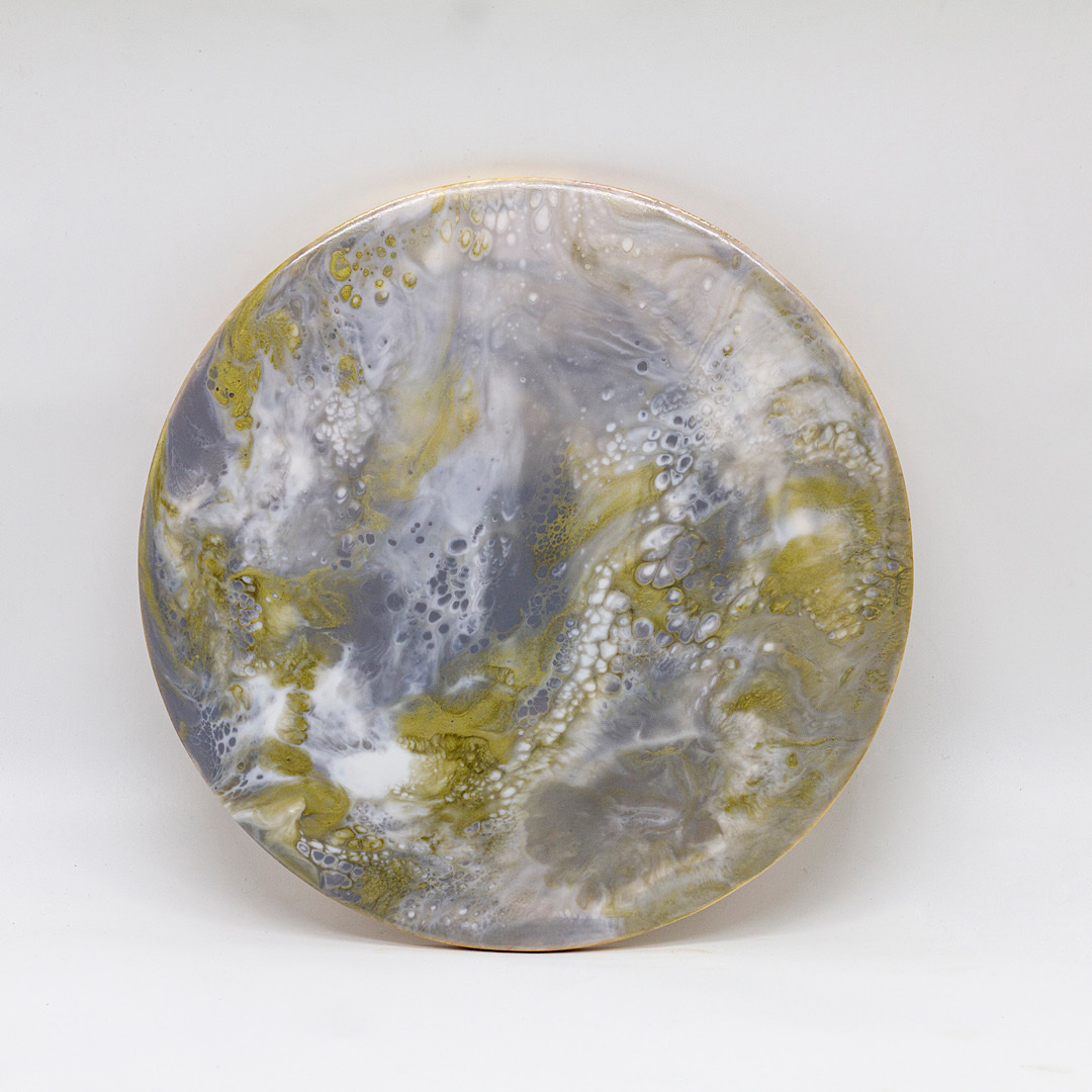 西餐点心糕点盘子实木大理石拼接托盘牛排餐盘水果果盘寿司摆盘相思木➕树脂餐盘摆盘详情图6