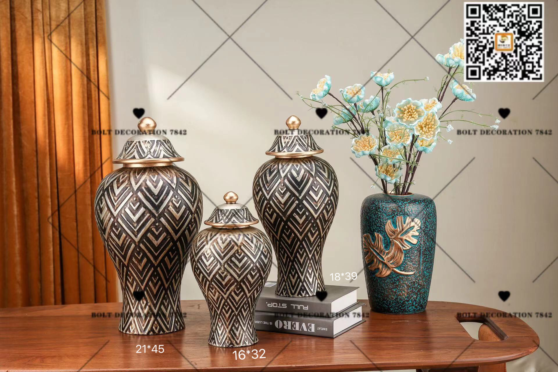 简约现代陶瓷花瓶 室内装饰品 艺术品花瓶 陶瓷花瓶陶瓷花瓶