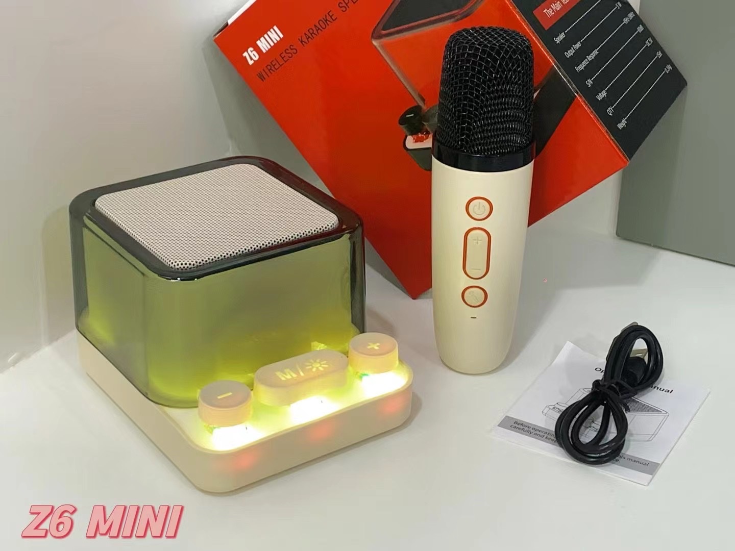 New KTV microphone wireless Bluetooth speaker Z6 MINI Item Picture