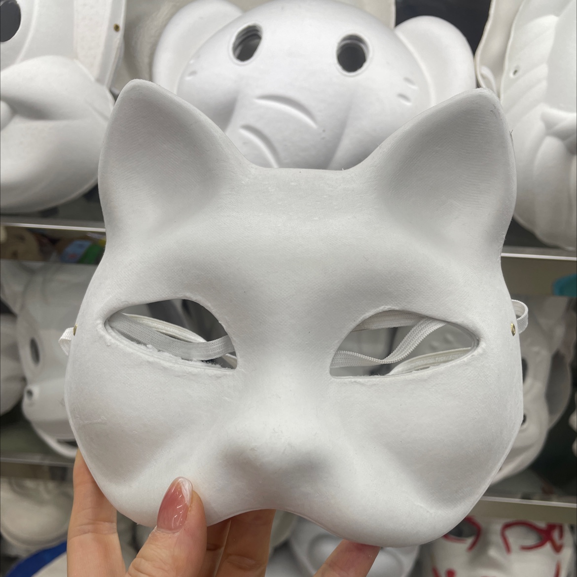 纸浆面具-猫脸
