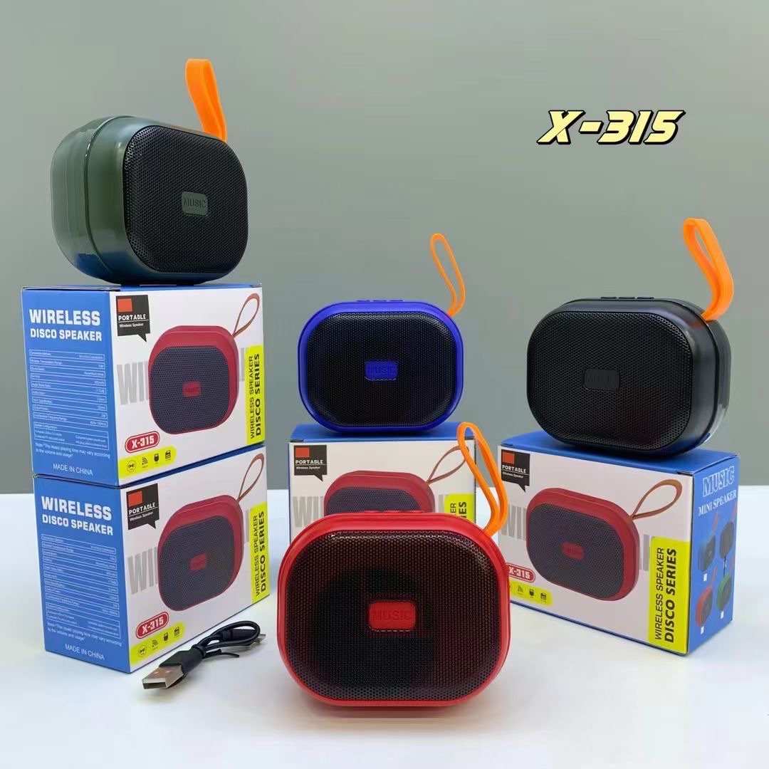 新款手提蓝牙音响X-315便携式多功能音箱产品图