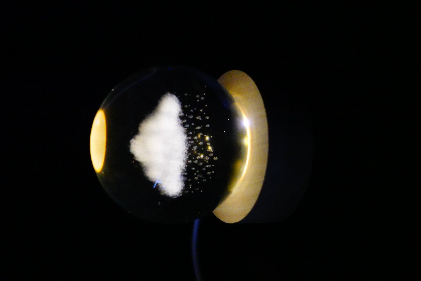 云朵雨水晶球工艺品儿童玩具