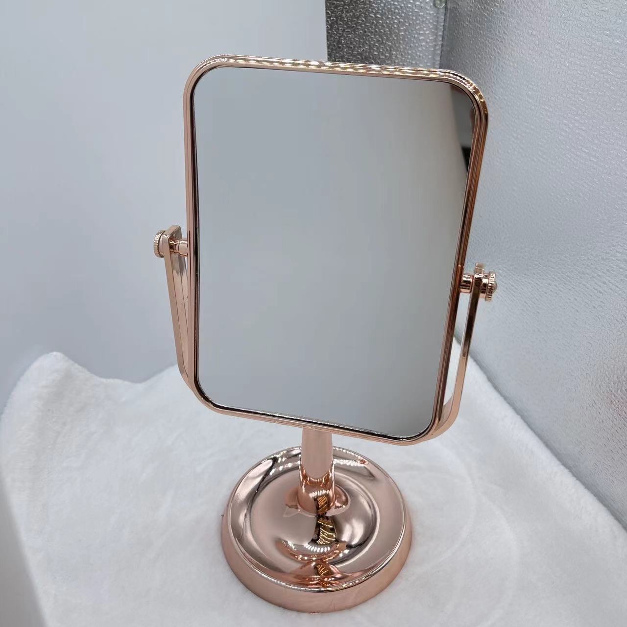 双面方镜镜子化妆镜台式镜放大镜图