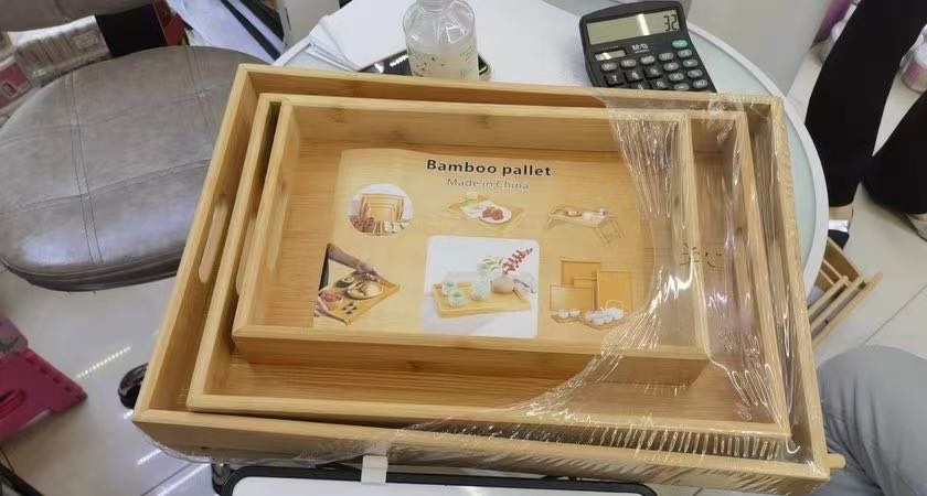 竹木托盘 家用多功能储物盘 桌面收纳托盘 茶盘果盘餐盘装饰盘111楠木托盘详情图4