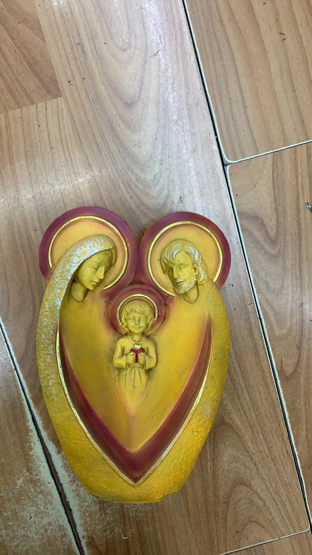 三口之家 树脂工艺品20cm  宗教工艺品树脂产品图