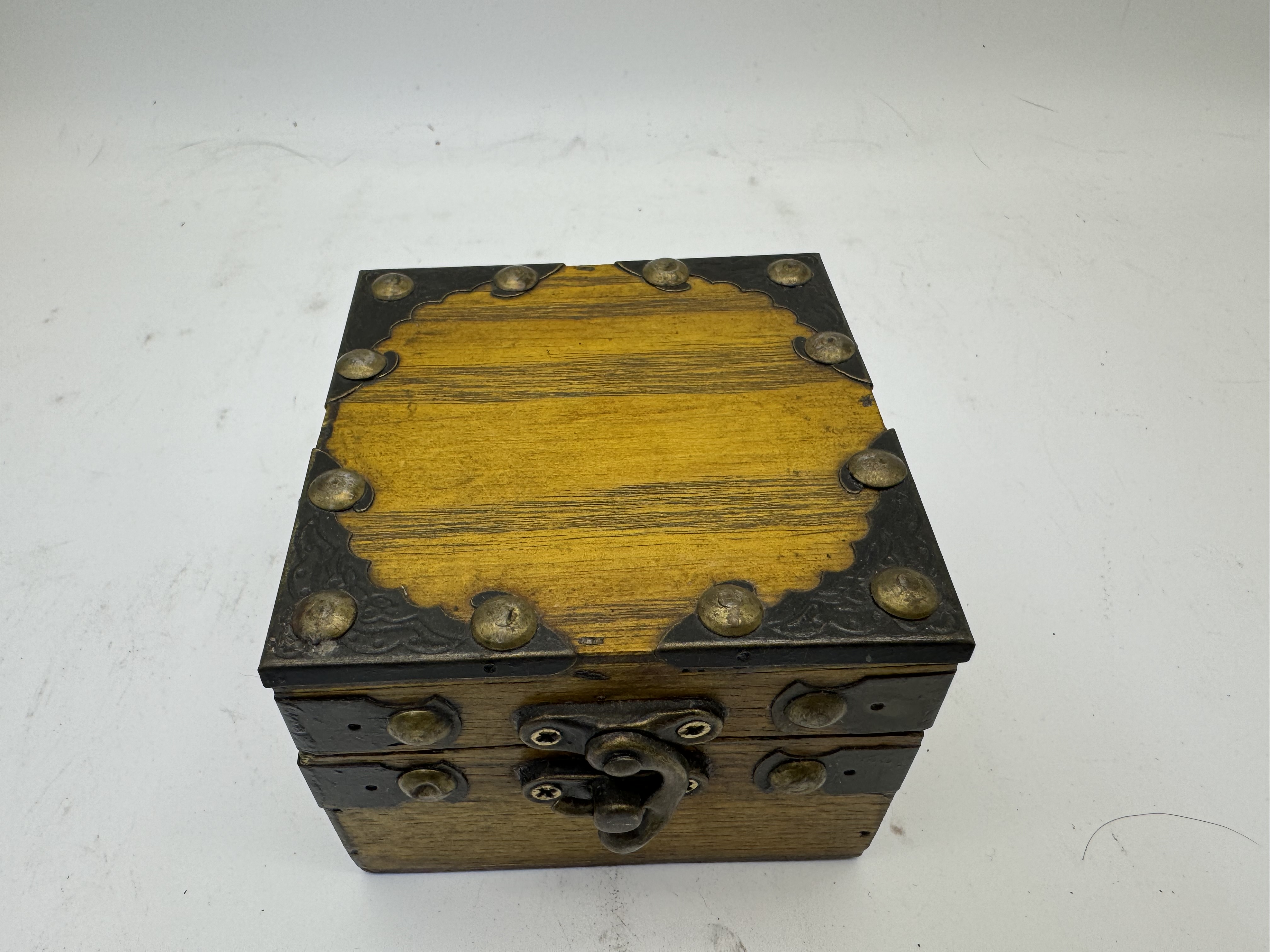 仿古木盒刘氏仿古工艺家居装饰工艺摆件工艺品海盗盒收纳盒14细节图