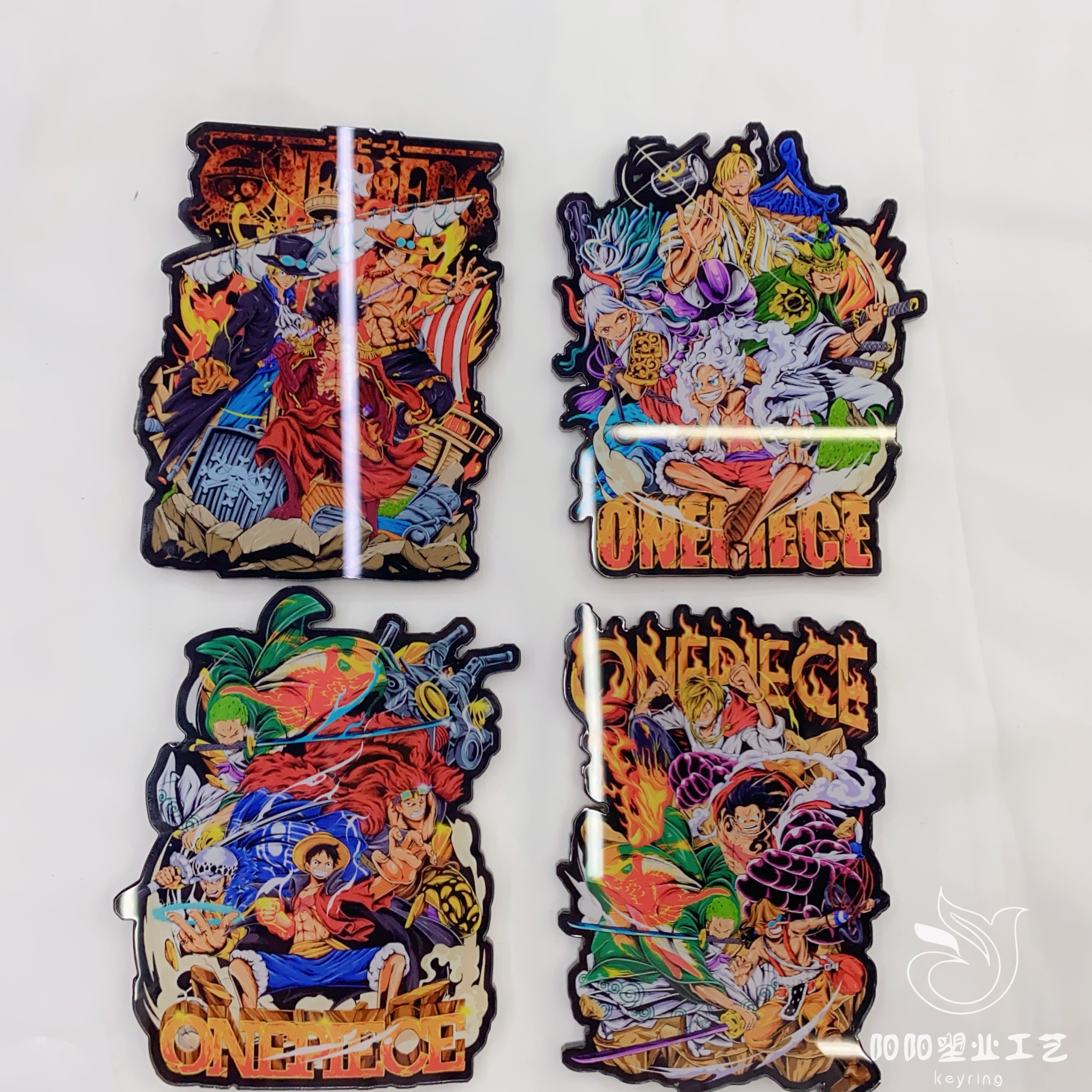 Acrylic fridge magnets, Chinese-style character signs, personalized and creative magnetic stickers, three-dimensional home decoration ornaments, magnet creative fridge magnets Item Picture