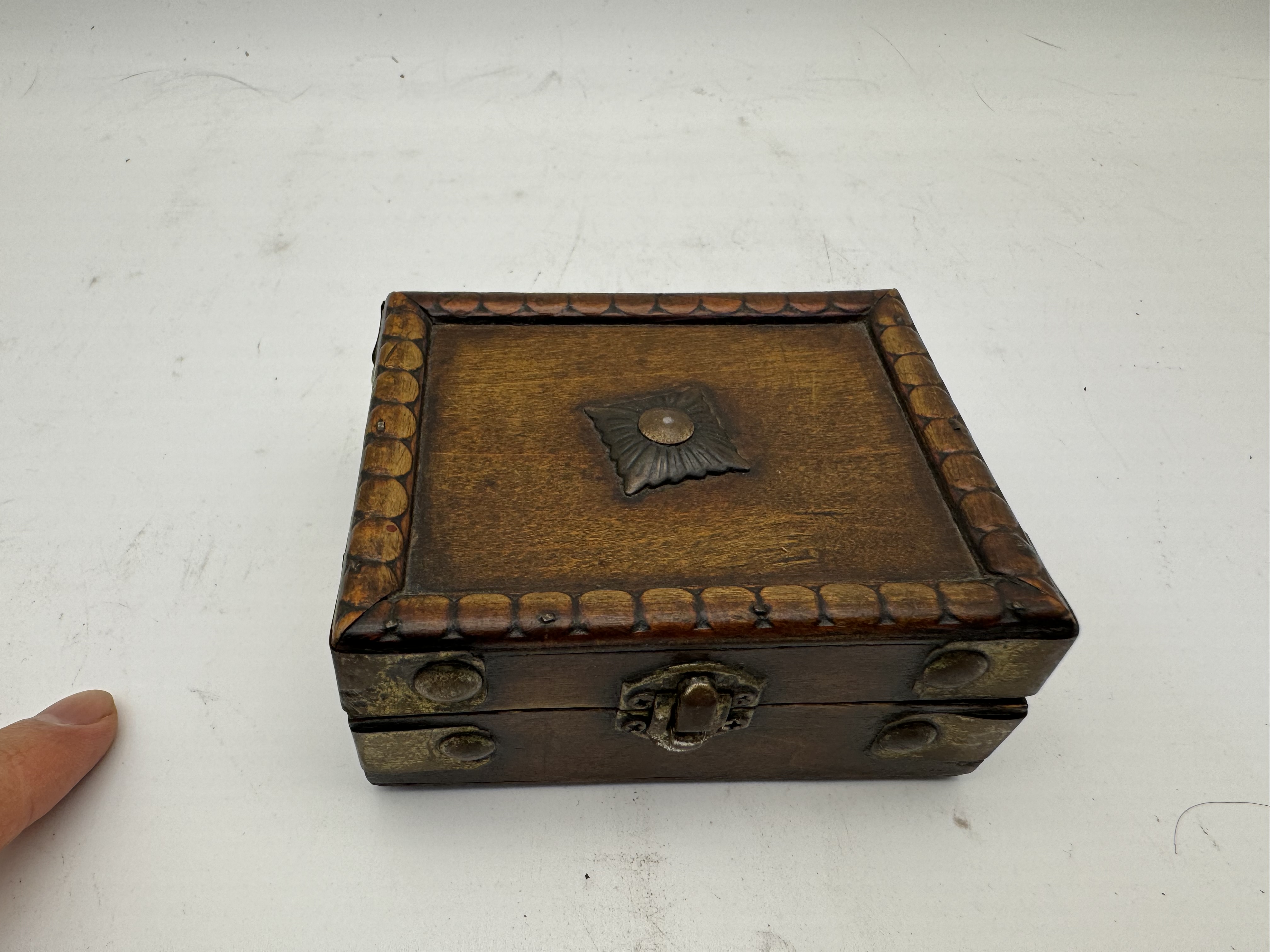 仿古木盒刘氏仿古工艺家居装饰工艺摆件工艺品海盗盒收纳盒11细节图