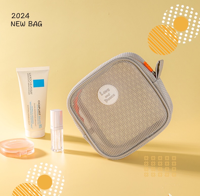 New toiletry bag, lightweight travel storage bag, lipstick small bag, medium bag, beach quick-drying makeup bag detail image 12
