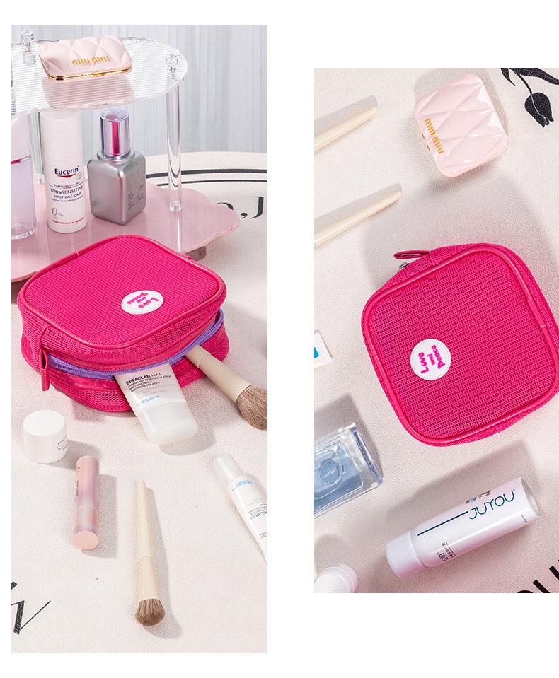 New toiletry bag, lightweight travel storage bag, lipstick small bag, medium bag, beach quick-drying makeup bag detail image 5
