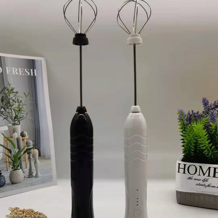 Household USB electric egg beater, cream whipper, cake blender, coffee milk foater, kitchen baking tools details Picture