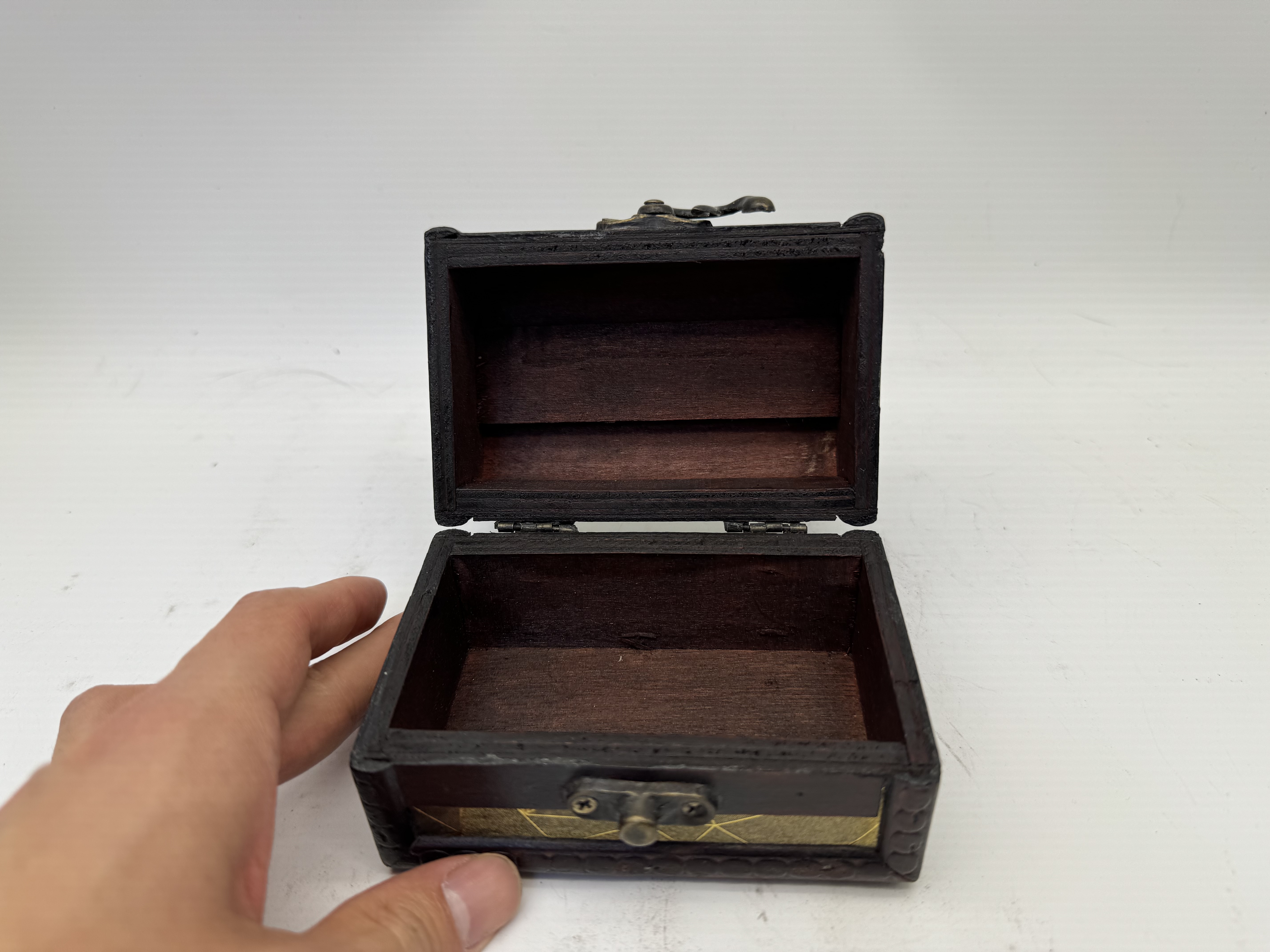 仿古木盒刘氏仿古工艺家居装饰工艺摆件工艺品海盗盒收纳盒15细节图