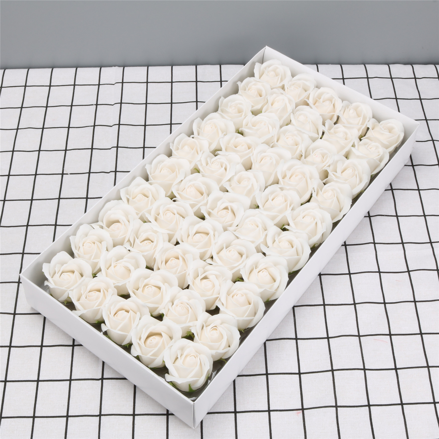 Rose soap flower head festival supplies package gift box detail image 10