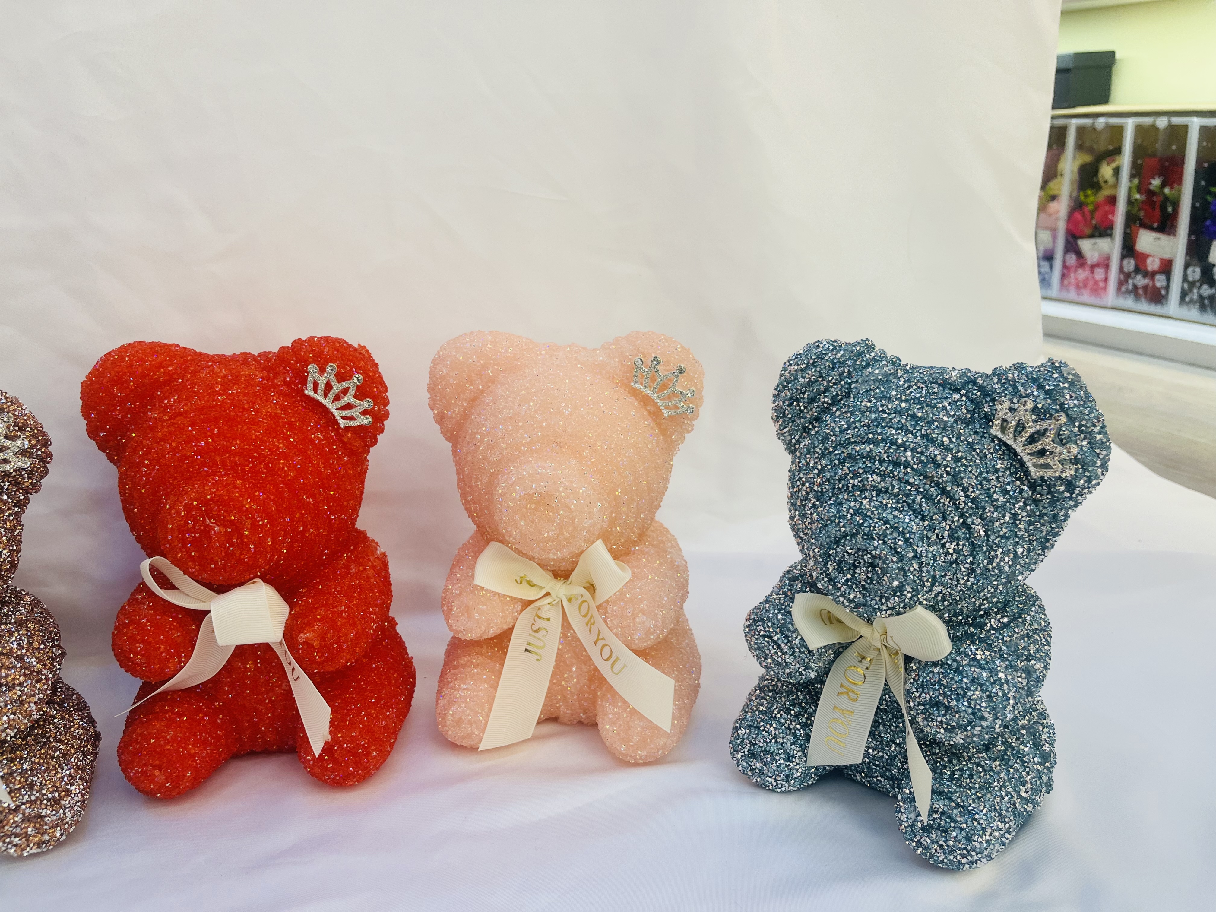 Crystal diamond Bear Valentine's Day and Children's Day gifts, festival presents detail image 2