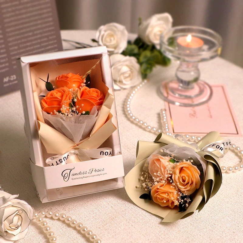 Soap rose gift box for Teachers' Day, Mother's Day and Valentine's Day detail image 3