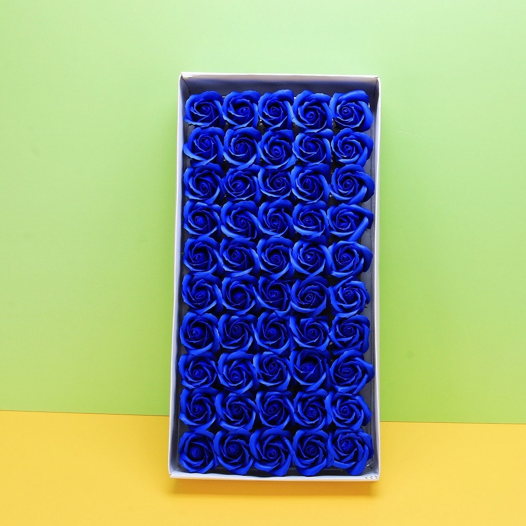 Rose soap flower head festival supplies package gift box detail image 7