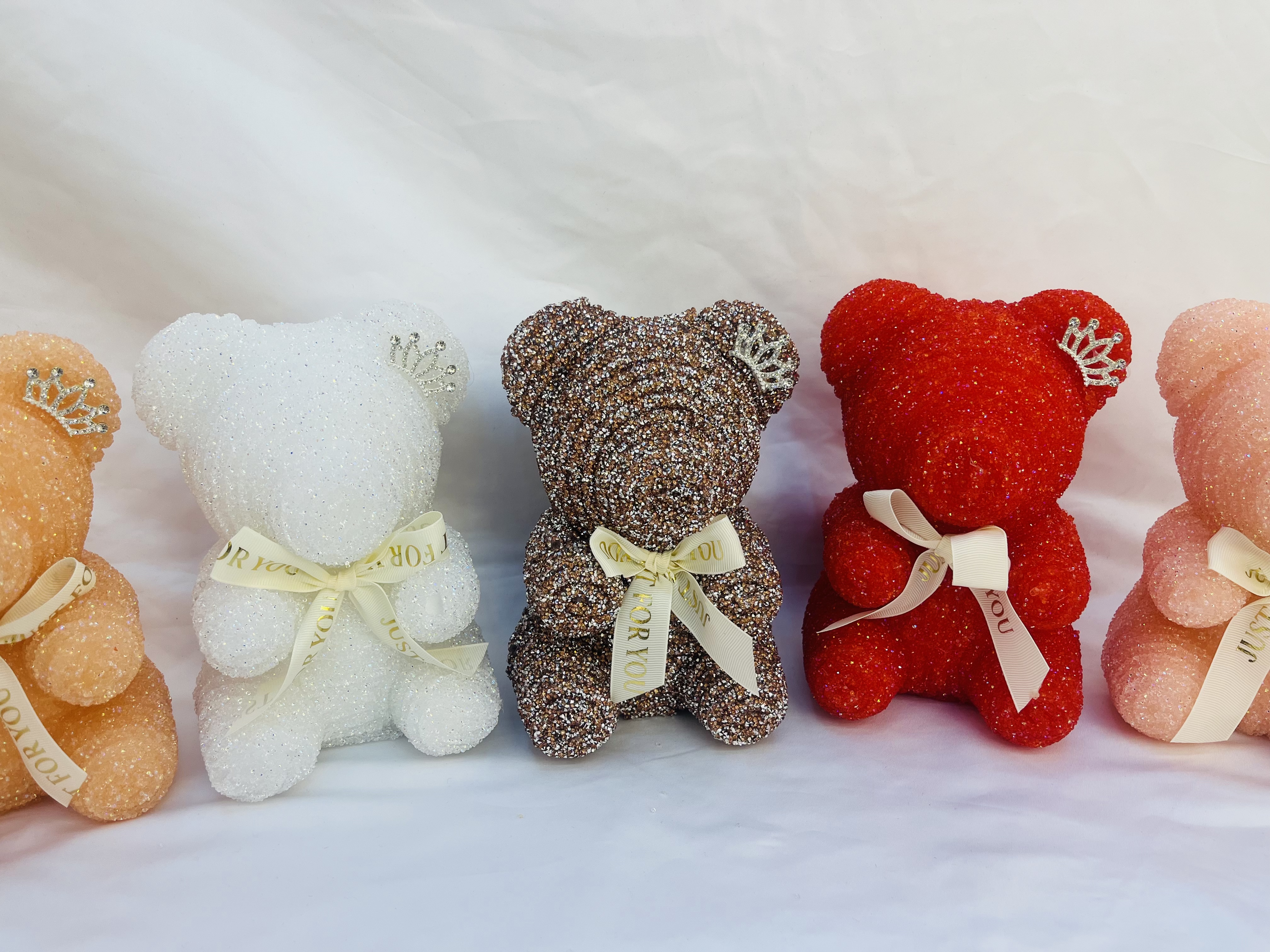 Crystal diamond Bear Valentine's Day and Children's Day gifts, festival presents detail image 5