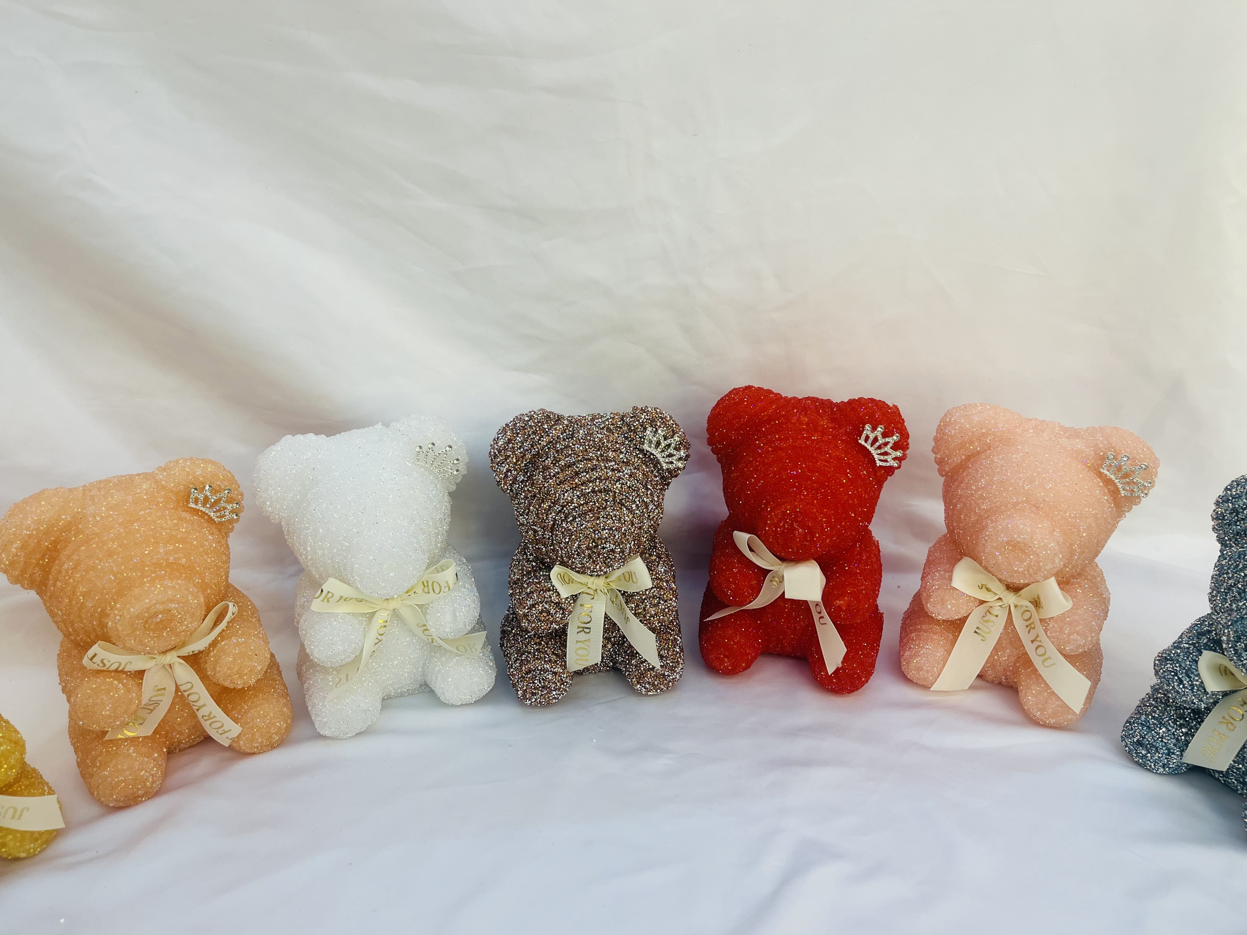 Crystal diamond Bear Valentine's Day and Children's Day gifts, festival presents detail image 4