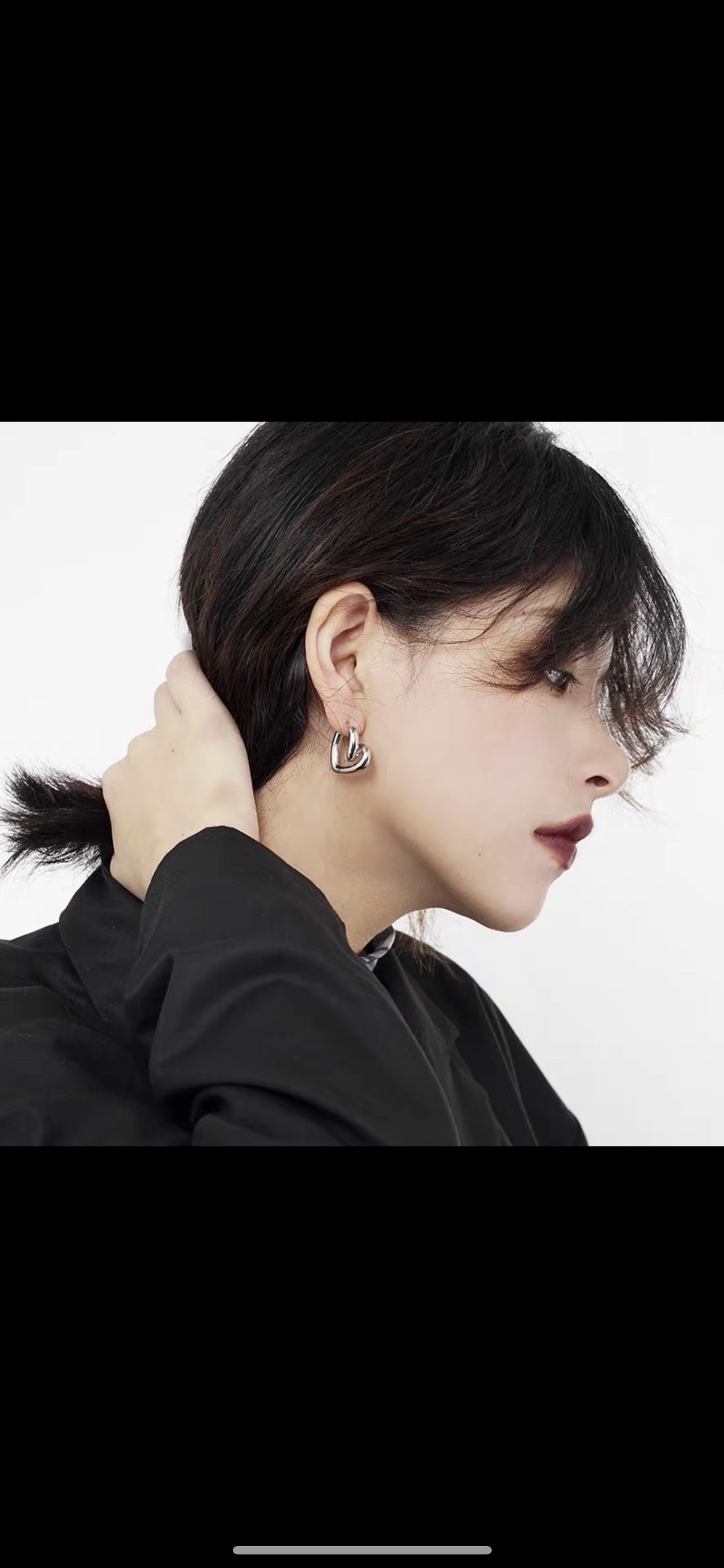 时尚潮流网红销量王001无骨耳环饰品饰品无骨耳环饰品饰品无骨耳环烧焊锆石耳环细节图