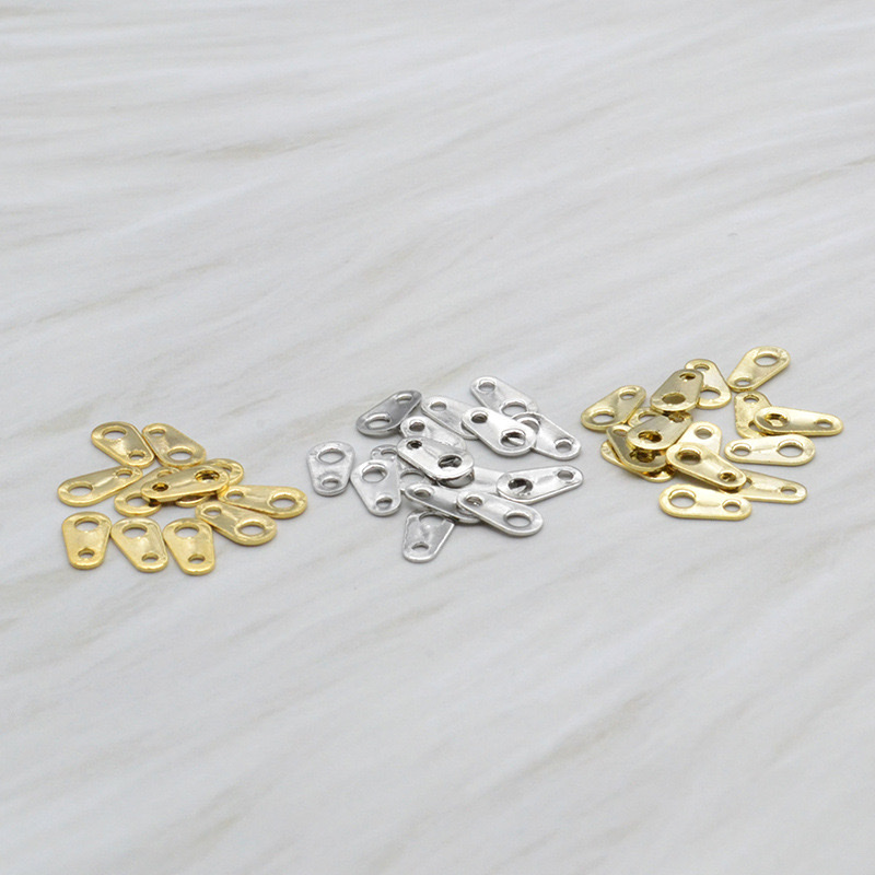 diy handmade jewelry accessories, necklaces, bracelets, double-buckle ends, 8-shaped pieces