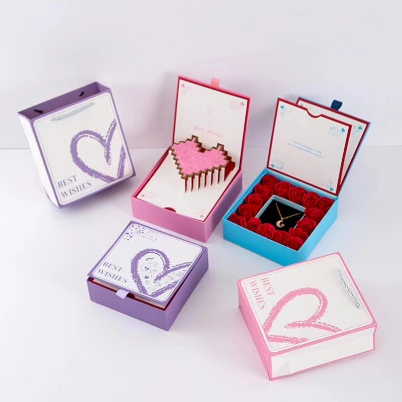A soap flower jewelry gift box for your girlfriend and mom detail image 2
