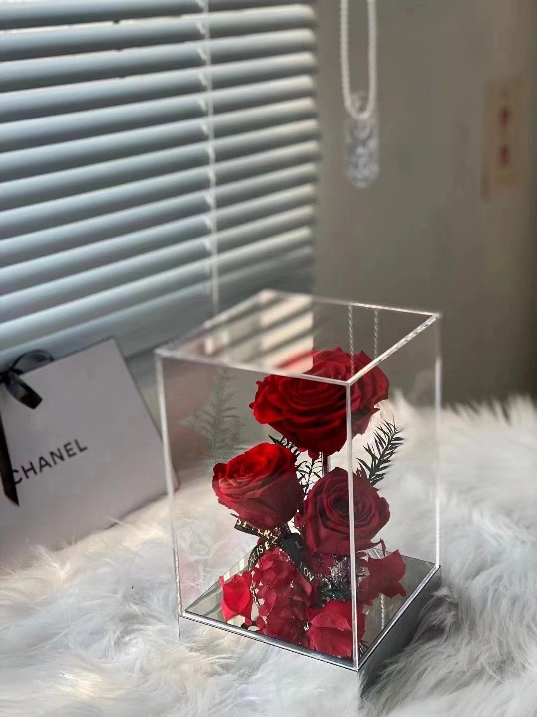 Acrylic eternal rose Valentine's Day gift box, gift, gift, gift detail image 10