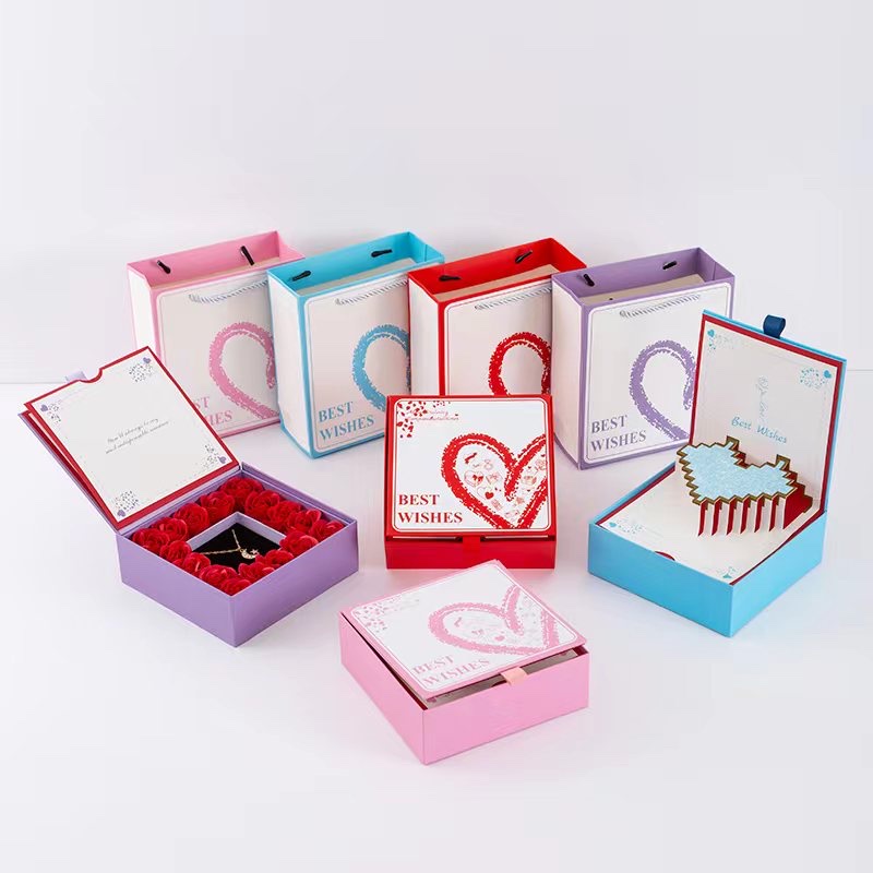 A soap flower jewelry gift box for your girlfriend and mom Specification image