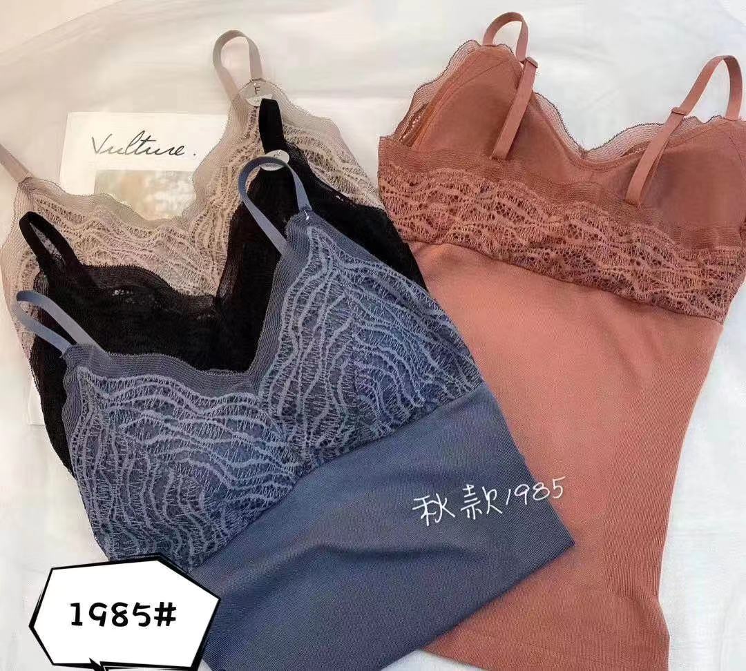 1985 Lace Lace Sweet Fashion Women's Camisole Vest Inside Wear Out Sleeveless Top New Style