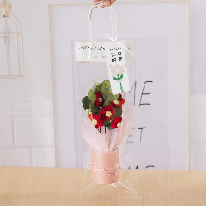 手工毛线花束礼品 教师节 情人节 母亲节礼物详情图5