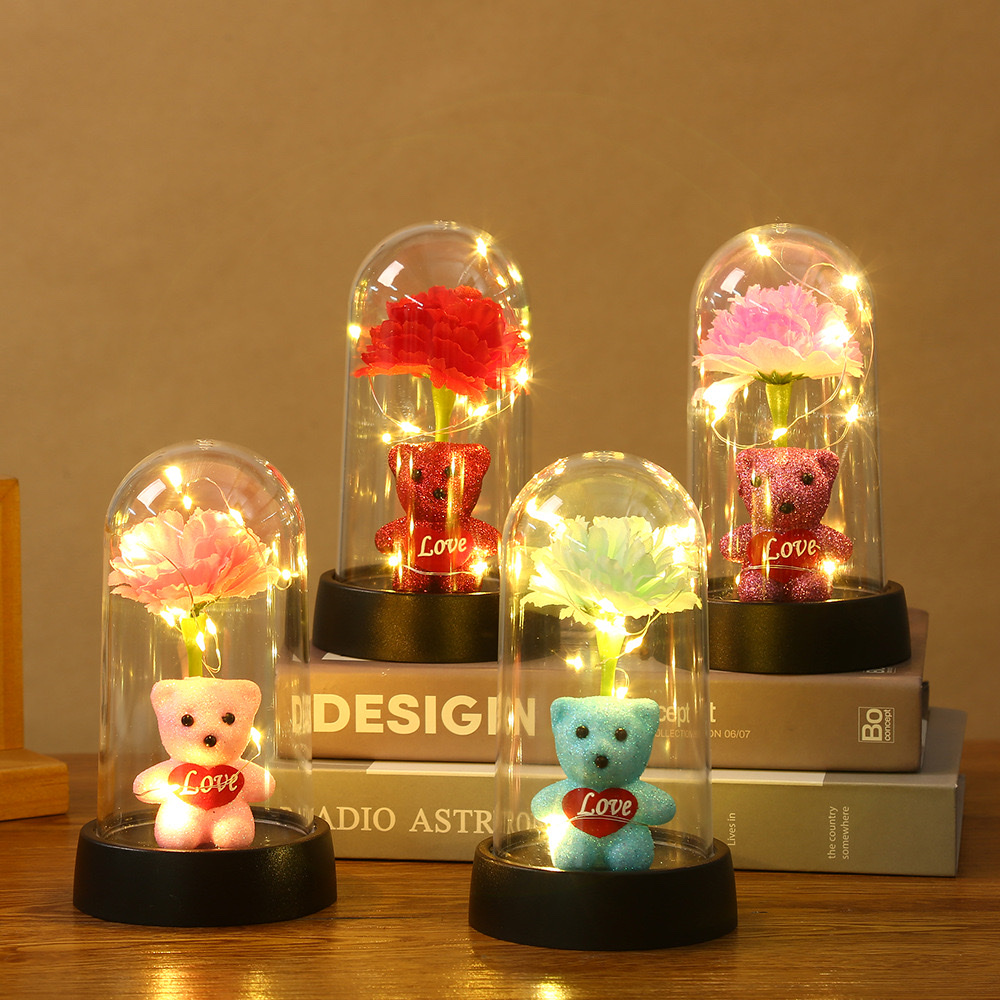 Gold leaf rose Valentine's Day and Mother's Day gift packaging box detail image 9