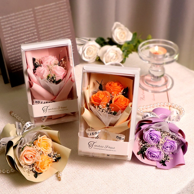 Soap rose gift box for Teachers' Day, Mother's Day and Valentine's Day detail image 2