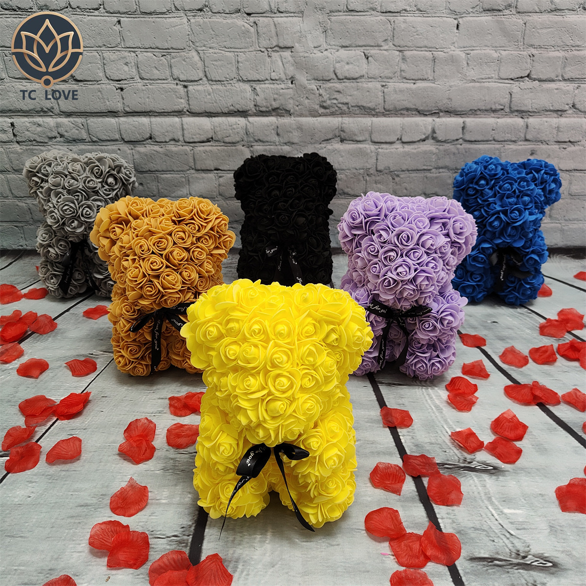 25 cm PE bear Festival gift, Children's Day gift, Valentine's Day gift box detail image 3