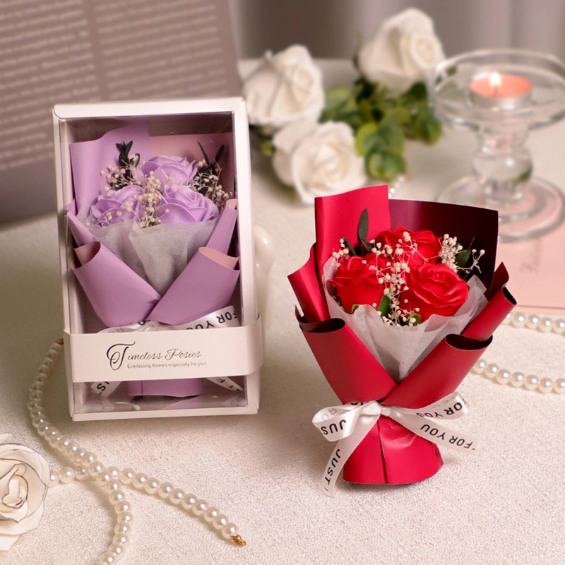 Soap rose gift box for Teachers' Day, Mother's Day and Valentine's Day detail image 4