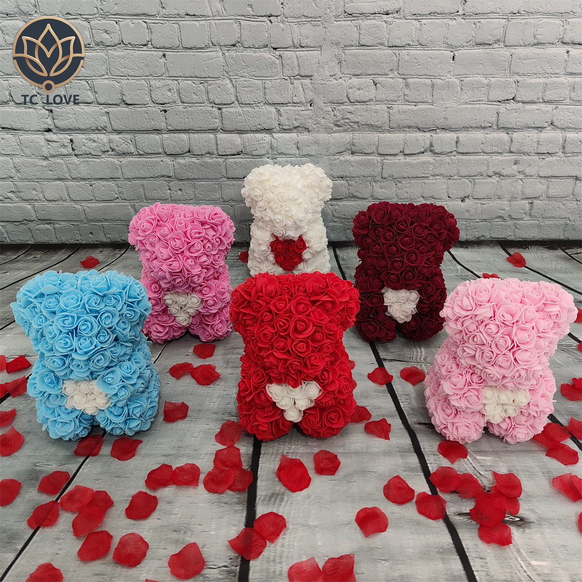 25 cm PE bear Festival gift, Children's Day gift, Valentine's Day gift box detail image 2