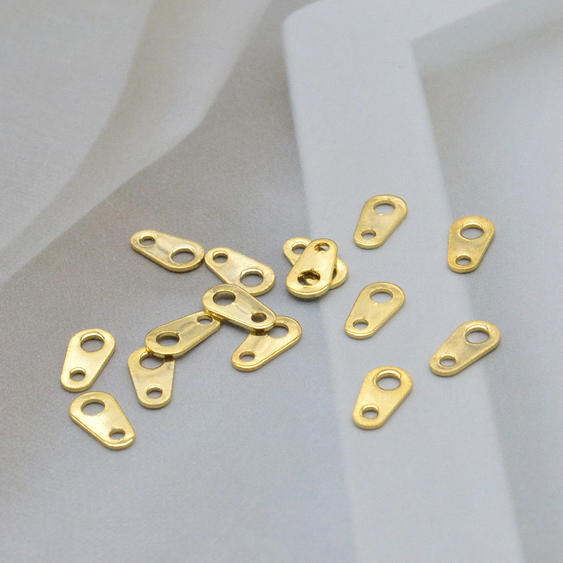 diy handmade jewelry accessories, necklaces, bracelets, double-buckle ends, 8-shaped pieces details Picture